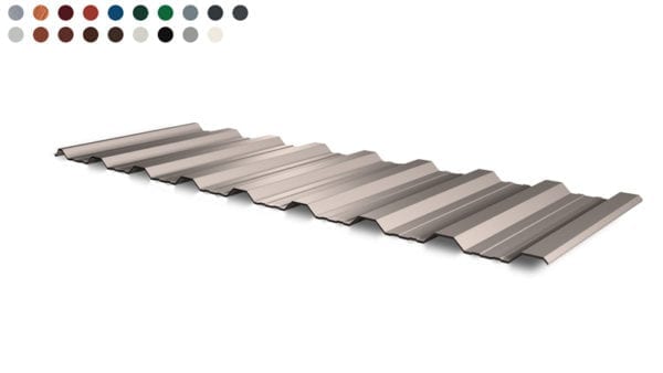 10,77 €/qm Sonderposten Trapezbleche Stahl Wellblech 0,6mm Dachplatten grau